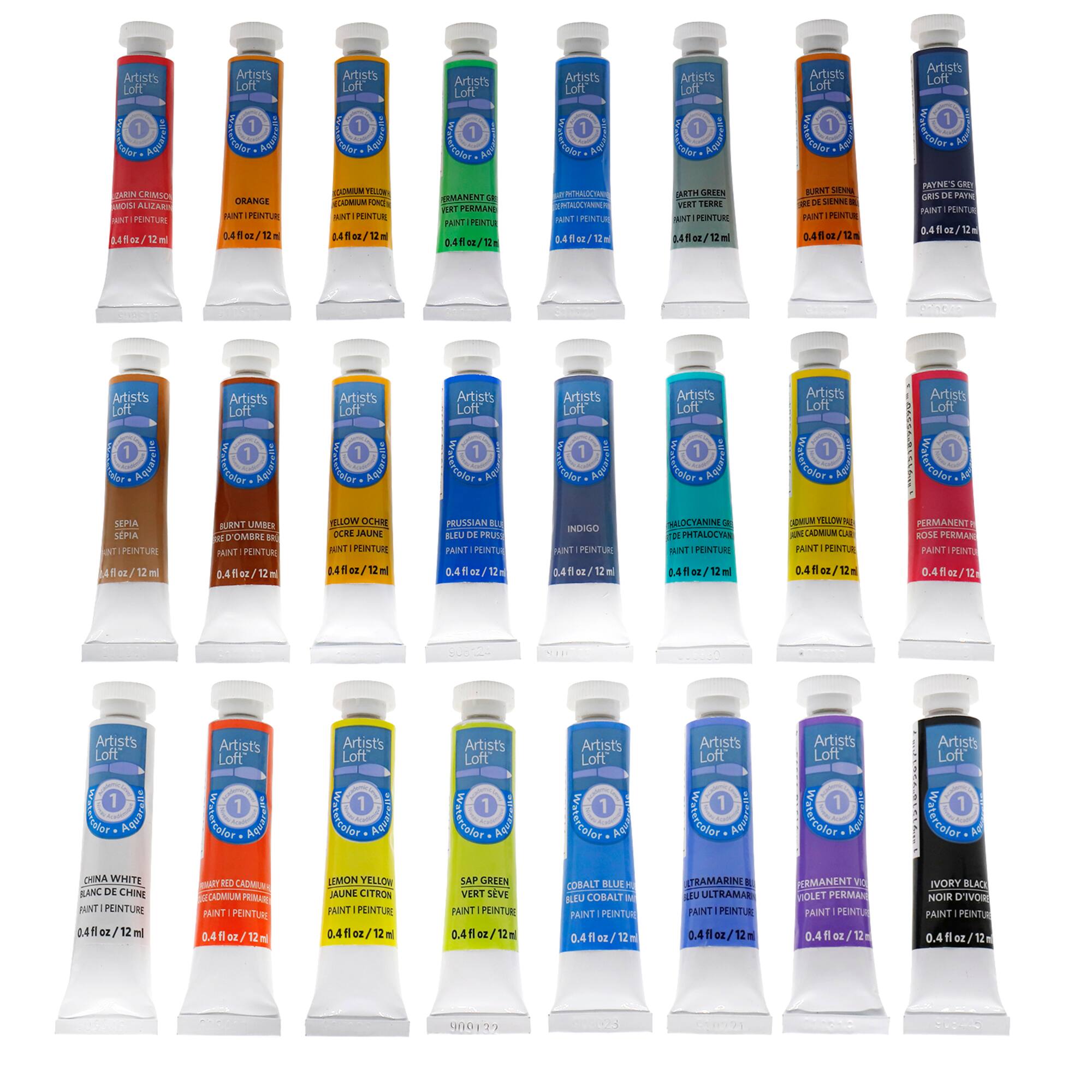 Watercolor Paint Set by Artist's Loft™, 24 Pieces